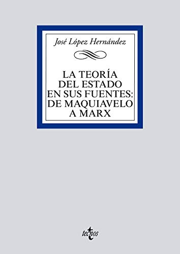La teoría del Estado en sus fuentes: de Maquiavelo a Marx (Derecho - Biblioteca Universitaria de Editorial Tecnos)