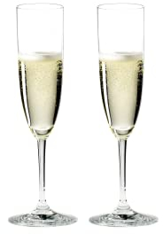 Riedel Vinum Champagner Glas, Copa Champán, Cristal Alta Calidad, 160 ml, 2 u., 6416/08