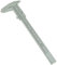 Brueder Mannesmann Werkzeuge M 822-150 - Calibre Vernier, Material plástico, Color Gris