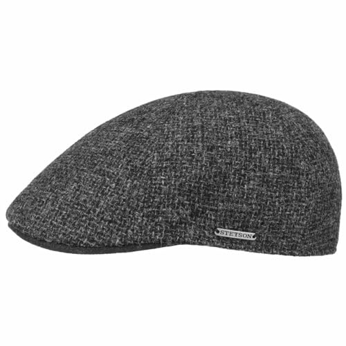 Stetson Texas Classic Wool Flatcap Herren Baumwollfutter Schirmmütze Herbst Winter