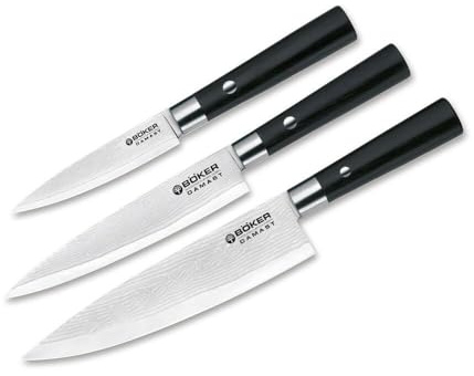 Böker Damast Black Messerset