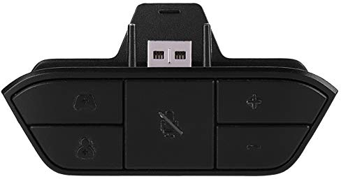 Socobeta Stereo-Headset-Adapter Staubdichter Adapter für One mit Game Control Stereo-Sound-Synchronisation