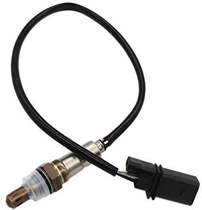 Amrxuts 03L906262D främre lambdasond O2 syresensor kompatibel med A1 A3 FABIA OCTAVIA RAPID ROOMSTER Superb Yeti ALTEA IBIZA LEON TOLEDO GOLF PLUS POLO JETTA kompatibel med PASSAT TOURAN 1.6
