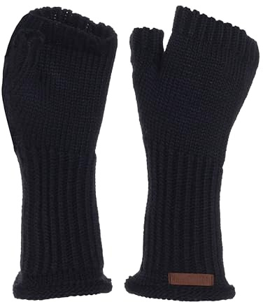 KNIT FACTORY - Cleo Handstulpen - Fingerlose Handschuhe - Gestrickte Handschuhe für Winter - Damen Handstulpen aus Wolle - Hochwertige Qualität | Fingerlose Handschuhe - Gestrickte Handschuhe für den Winter - Damen Handstulpen aus Wolle - Hochwertige Qualität