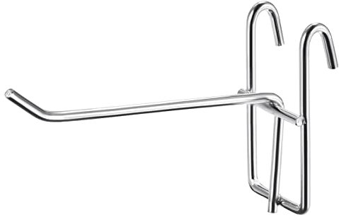 sourcing map Grid Wall Hooks Store Garage Storage Wall Organizers 4 Inch Silver, Pack of 12