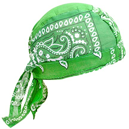 Zhiyao Bandana Cap Unterm Radhelm Sommer Kopftücher Fahrrad Mütze Kopftuch Piraten Tücher Luftiger Stoff Für Schwimmen Joggen Laufen Wandern Berggehen Radfahren Hip Hop Motorrad Outdoor Piratenhut