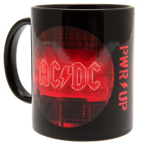 AC/DC - Kaffeebecher Pwr Up (Einheitsgröße) (Schwarz/Rot)