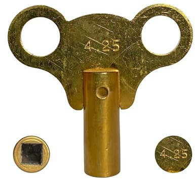 Radiator Bleed Key - 9 Sizes to Choose from - 4.25mm / 4.25 mm (Tolerance 4.15-4.35mm)