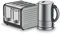 Dualit Architect Kettle and 4 Slice Toaster Set (4 Slot Toaster x 1.5L Kettle, Mignight Grey)