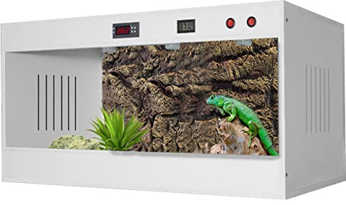 Terrarium für Reptilien-Terrarium, für Eidechse, Gecko, Schildkröte, Python, großes hohes und breites Gehege für Schlangen-, Bartdrachen-Chamäleon