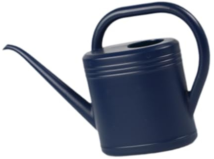 perfk Regadera de 2L, Resistente, Moderna, con Mango cómodo, Herramienta de jardinería, fácil de Usar, para Plantas de Interior, Flores de jardín, Azul