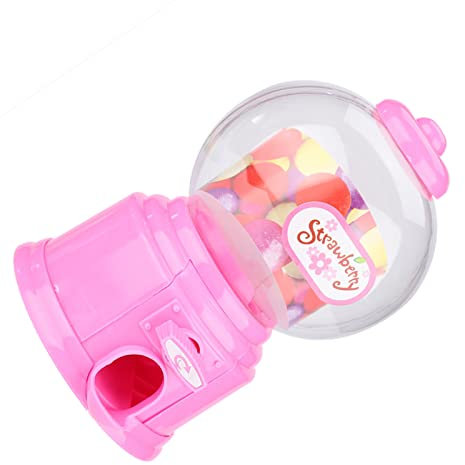 Acouto Macchina per Caramelle Portatile per Bambini Mini Dispenser in Plastica per Caramelle Gommose per la Scuola Materna Facile da Usare per Ruotare Realizzata con la Macchina per Facile e di