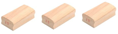 BESTonZON 3 Stück Schleifholzblock Luier Werkzeug Radius Schleifblock Gitarren Gitarrenbauer Nivellierungs Und Schleifzubehör Gitarrenbauer Werkzeuge Für Gitarrenhals Radius 15 Zoll