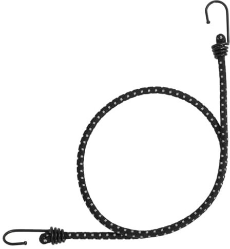 Homgoday Bungee Cords with Reflective Strips and Hooks 50 pcs 100 cm, Bungee Ropes Lashing Straps, Bungee Straps For Securing Tarps, Luggage, Tents, Bikes, Garden Furniture, Wheelie Bin Lid Covers