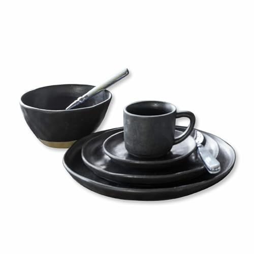 LOBERON Geschirr 30er Set (2. Wahl) Bièrre, schwarz