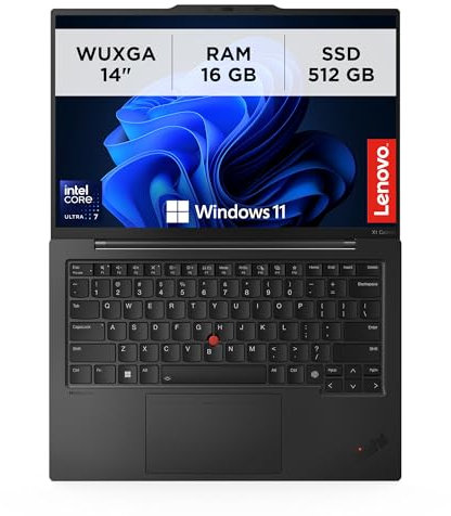 Lenovo - Notebook 14 Pollici ThinkPad X1 Carbon Gen 12, PC Portatile Professionale Windows 11 Pro, Intel Core Ultra 7 155U, RAM 16GB LPDDR5X-6400, 512GB SSD NVMe - Laptop Grafica Intel, Audio Dolby