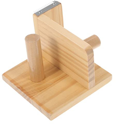 SHINEOFI Holz Klebebandspender Für Schreibtisch Tragbarer Aufkleberhalter Etikettenspender Mit Vorratshalter Praktischer Desktop-klebebandspender Für Büro Und Zuhause