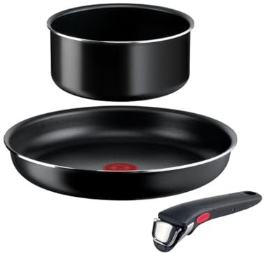 Ingenio Easy Start Lagostina, set da 3 pezzi, tutti i piani cottura, tranne induzione, L1689012