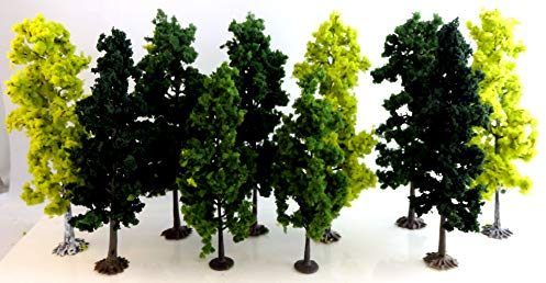 HEKI Gemischte Bäume, 10 Stück, Höhe: 18 cm