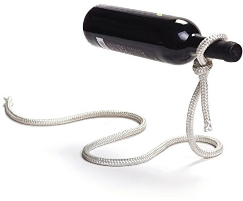 PELEG DESIGN - Lasso Weinflaschen-Halter | Flaschenhalter Dekoration | Wine Bottle Holder | Flaschenständer | Weinregal Deko | Geschenk für Wein-Liebhaber, Weihnachten, Geburtstag, Party, Einstand