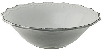 10 Strawberry Street Oxford Dinner Plate Salad Container 7.25x7.25x2.25 White