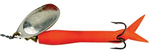 Mepps señuelos de fying C, Silver/Fluoro/Orange