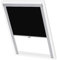 vidaXL Verdunkelungsrollo Verdunkelung Dachrollo Dachfensterrollo Schwarz F06