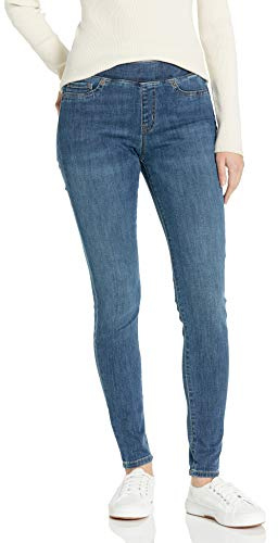 Amazon Essentials Women's New Pull-On Jegging Pants, -New Medium Wash, 14 Long