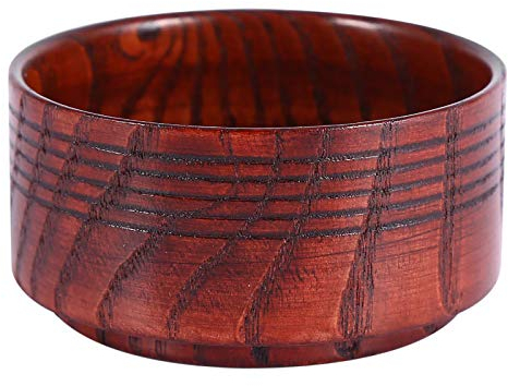 Ciotola in Legno per Rasatura e Sapone - Tazza per Uomo con Ciotola per Barba