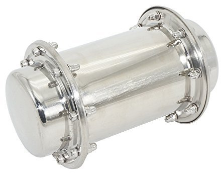 SOFIALXC Time Capsule en Acier Inoxydable étanche à Conteneur de Stockage Future Cadeau 17 cm