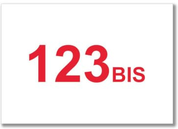 Targhetta incisa numero di cassetta delle lettere autoadesiva, 10 x 7 cm, personalizzata, colore: Bianco