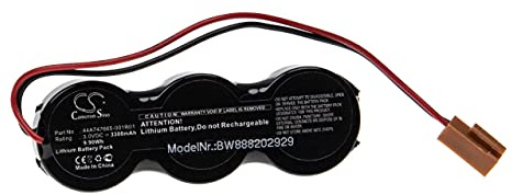 vhbw Batterie Ersatz für GE CR2477N-3RX | für PLC Programmable Logic Controller (3300 mAh, 3 V, Li-Ion)