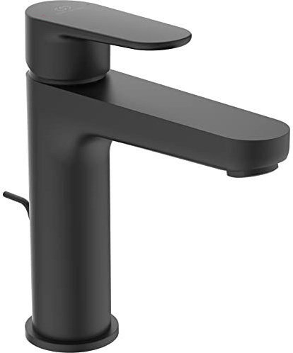 Ideal Standard BC699XG Cerafine O Waschtischarmatur Grande | mit Zugknopf-Ablaufgarnitur, Auslaufhöhe 122mm