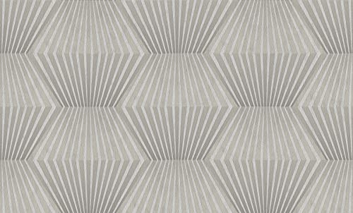 A.S. Création 3D Tapete Hellgrau 382043 Vliestpate Grau Silber Geometrsiche Grafik für Küche 10,05x0,53m Made in Germany
