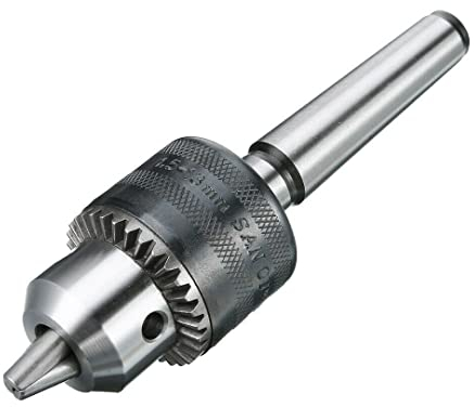 Mini Metal Lathe Tail Stock Drill Chuck Tools with MT2 Morse Taper Arbor