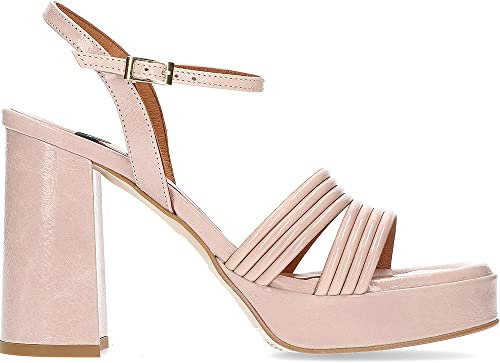 Angel Alarcon Zapatos con TACÓN Amber de la Talla 35 en Color Rosa