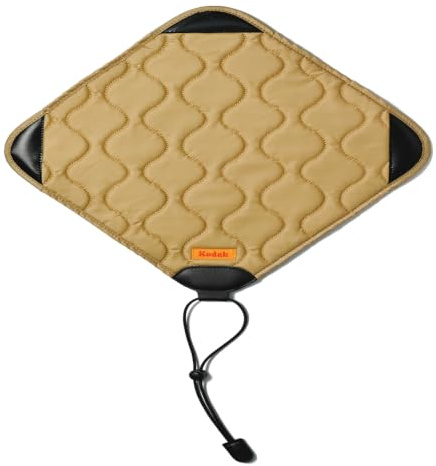 KODAK Caméra Protection Envelopper Taille M 31 x 31 cm - Résistant à l'eau, Anti-Rayures et à la poussière pour Appareil Photo sans Miroir, Appareil Photo Compact, Objectif Prime (Kaki) [1 pièce]