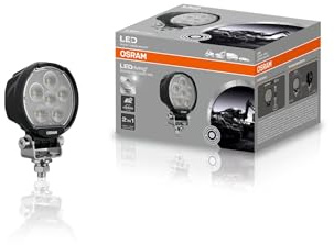 OSRAM LEDriving Round WL VX100-WD, LEDWL106-WD, OFF ROAD, LED Arbeitsscheinwerfer, 2000 Lumen, Lichtstrahl bis zu 54 m, 12V/24V, Faltschachtel (1 Lampe)