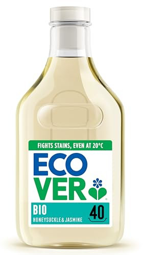 Ecover Konzentriertes Bio-Waschmittel, Geißblatt und Jasmin, 40 Waschgänge, 1,43 l