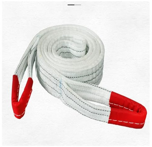 Unterstützen Hebegurte langlebige schwere Gegenstände Nylon-Schlingen industrielle Nylon-Flachkranseile dedizierte Seile 3T,5T weiß (Color : 3T, Size : 3M)