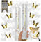 Primepure Confeti Cañon - Cañón Confeti Mariposa Blanco y Dorado - Pack 2 - Tubo Canon de Confetis para Boda, Fiesta, Cumpleaños, Aniversario y Graduacion