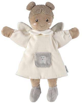 Sterntaler Pupazzo a mano con fatina dei denti, giocattolo morbido per bambini, per raccontare, coccolare e promuovere la voce, perfetto compagno di gioco e idea regalo, beige chiaro