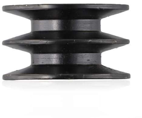 Polea de Correa en V Doble Premium, Orificio de 20 mm, Compatible con Motor GX110 para GX120 para GX160 GX200 7HP (Cabeza Plana)
