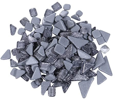 Gadpiparty Mosaico DIY de Cristal Brillante Piedra de Mosaico Irregular Manualidades Decorativas Material Seguro y Duradero Proyectos