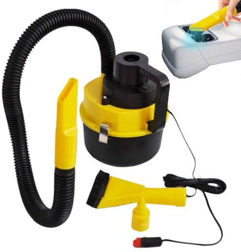 Aspirateur De Voiture Portable - 120W Aspirateur Pour Voiture,Nettoyeur Sec et Humide à Aspiration Puissante Portable Fournitures de Nettoyage Accessoires Véhicule pour Intérieur Auto et Maison
