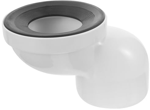 OSALADI Cambiador De Inodoros Abs Resistente Para Desvío De Drenaje 7.5 Cm, Accesorios De Desagüe Para Inodoros, Sistema De Desplazador Para Baños Salida Suelo, Paquete Individual