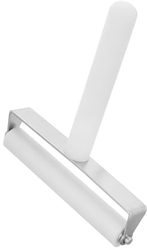 LIGIGWASH Rullo per Pellicola Adesiva per Smartphone 10 Cm Bianco, Strumento per Pressatura Nastro, Rullo Anti Bolle per Schermo Led, Applicazione Pellicola Protettiva