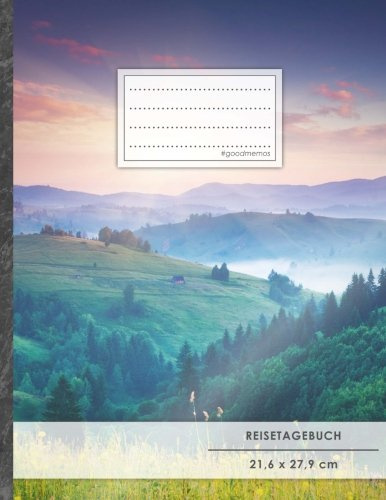 REISETAGEBUCH DIN A4 Wanderschaft: 70+ Seiten, Softcover, Register, Kontaktliste, • Original #GoodMemos Travel Diary • Reiselogbuch zum Selbstgestalten