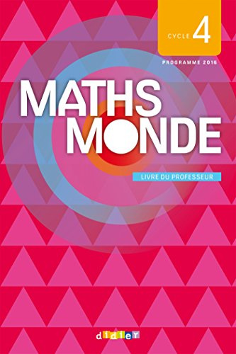 Maths Monde cycle 4 - Livre du professeur - version papier