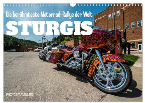 CALVENDO - Sturgis - Die berühmteste Motorrad-Rallye der Welt (Wandkalender 2027 DIN A3 quer), Monatskalender: Fantasie auf zwei Rädern